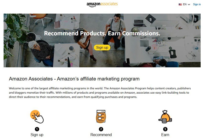 Ammazon Affiliate program