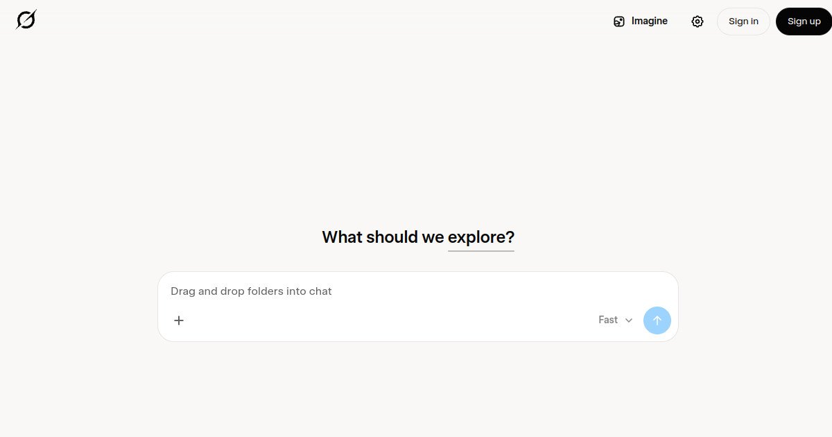 Grok official website screenshot