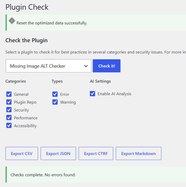 Scan All Content dashboard with posts scanned and image usages